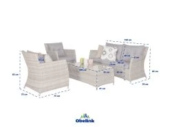 Outdoor Feelings Dijon Loungeset -Buitentuin 428246 outdoor feelings dijon loungeset ecommerce 0381