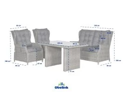 Outdoor Feelings Raffaelo Dining Loungeset -Buitentuin 577343 outdoor feelings raffaelo dining loungeset ecommerce 7374