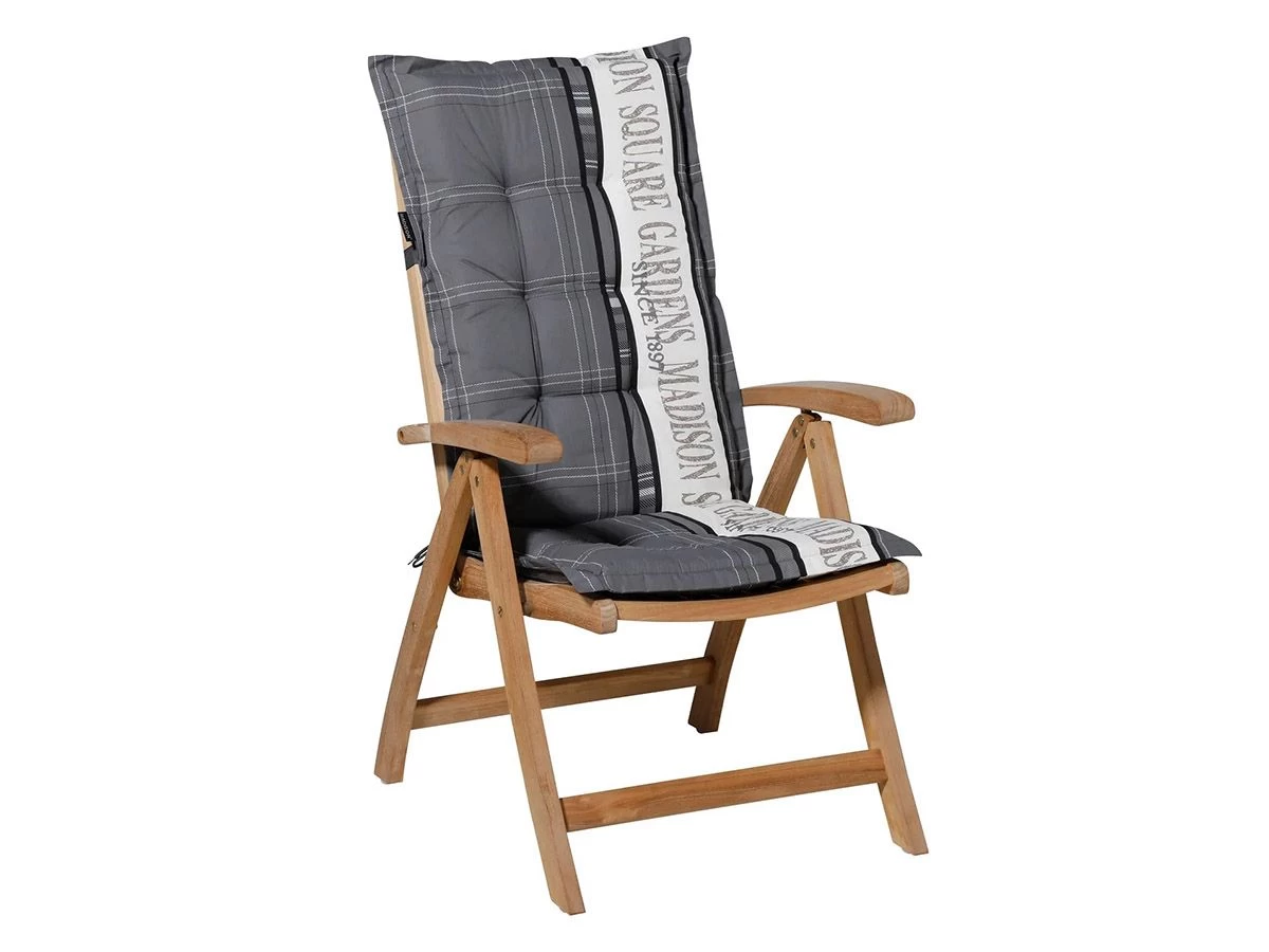 Madison Garden Grey Lage Rug Kussen 5 Madison Garden Grey Lage Rug Kussen - Afbeelding 3