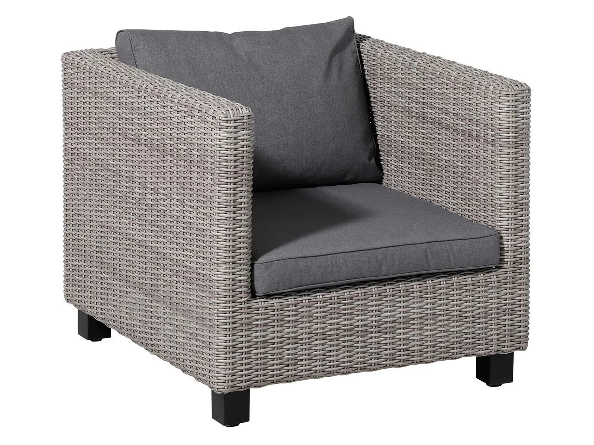 Madison Oxford Grey Outdoor Lounge Rugkussen - Afbeelding 3