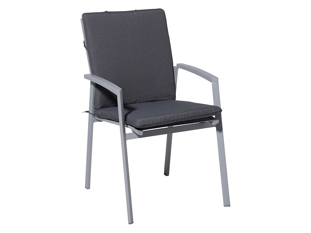 Madison Panama Grey Stapelstoel Kussen 4 Madison Panama Grey Stapelstoel Kussen - Afbeelding 2