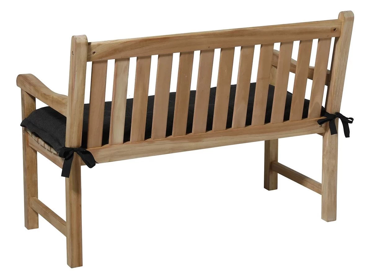 Madison Rib Black 120 X 48 X 7 Bankkussen 4 Madison Rib Black 120 X 48 X 7 Bankkussen - Afbeelding 2