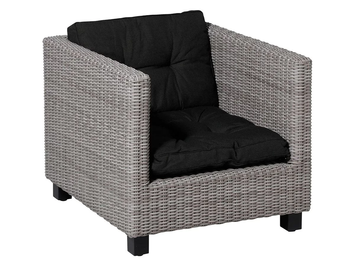 Madison Rib Black 60 X 60 Florance Loungekussen - Afbeelding 2
