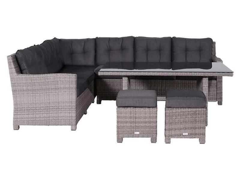 Outdoor Feelings Blue Reflex Dining Linkse Loungeset - Afbeelding 2