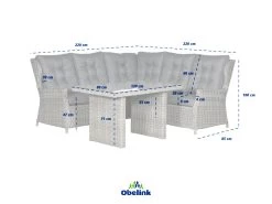 Outdoor Feelings Raffaelo Corner Loungeset -Buitentuin raffaelo afmetingen ecommerce 0c92