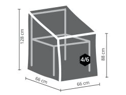 Winza Deluxe Stapelstoelhoes -Buitentuin winza stapelstoelhoes deluxe 2 1 ecommerce 4a18