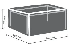 Winza Deluxe Tafelhoes 15 Winza Deluxe Tafelhoes -Buitentuin winza tafelhoes deluxe 145 x 105 x 75 cm 7 5 ecommerce d4d1